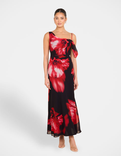 Oscar Cowl Neck Maxi Dress